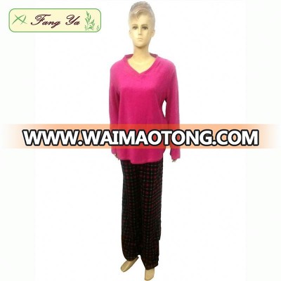 Obtain High Comments Moderate Cost 100% Polyester Ladies Polar Fleece Pajama