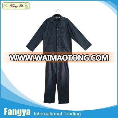 Manufacturer supply 100 cotton flannel pajamas men flannel pajama suit