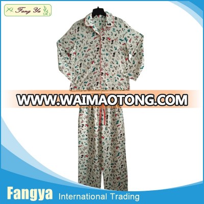 Crazy selling 100% cotton flannel pajama cotton popular pajamas