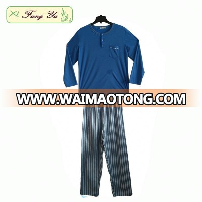 Oke-Tex 100 Approved stylish man cotton flannel pajamas men cotton flannel pajama sets